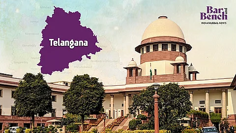 Telangana Map and Supreme Court