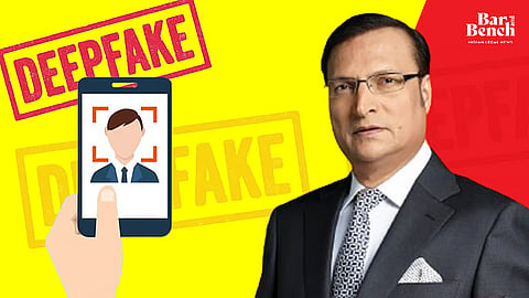 Rajat Sharma, Deepfake