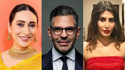 Karisma Kapoor, Sanjay Kapur and Priya kapur