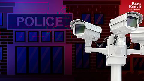 Police station, CCTV camera