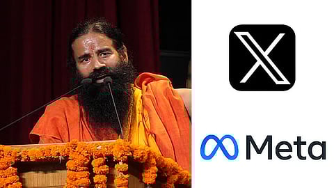 X, Meta and Baba Ramdev