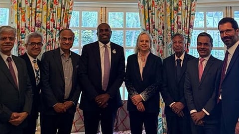 Dignitaries at British High Commissioner's residence