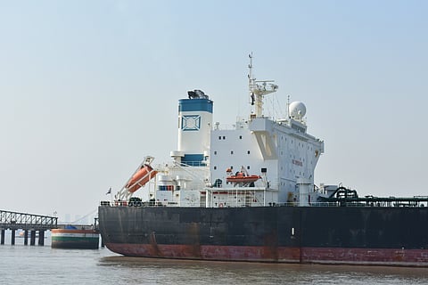 Mumbai port, vessel, tanker