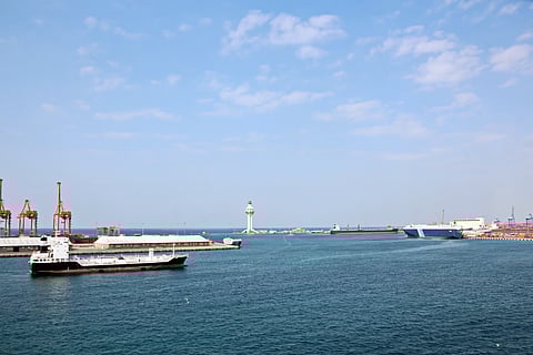 Jeddah, Red Sea, piers, port, Saudi Arabia