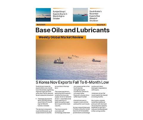 Base Oils and Lubricants - global weekly review (19 December)