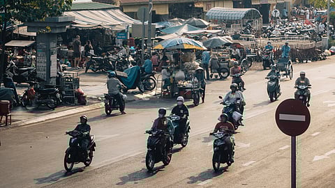 Ho Chi Minh, motorbikes, traffic