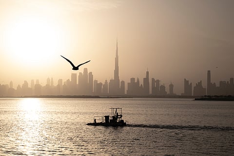Photo of silhouette of Dubai
