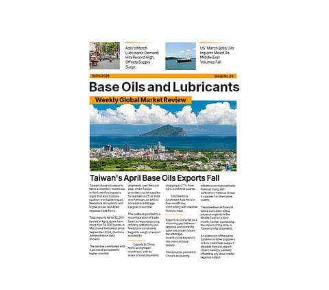 Front cover of Base Oils and Lubricants: Weekly Global Market Review - 15 May '26
