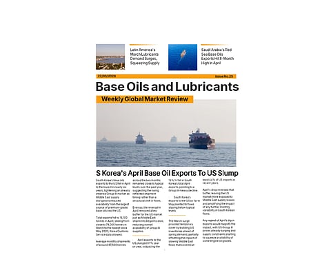 Front cover of Base Oils and Lubricants: Weekly Global Market Review - 22 May '26