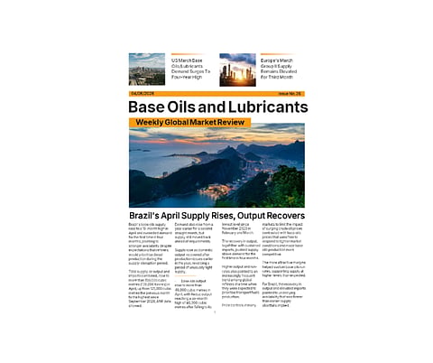 Front cover of Base Oils and Lubricants: Weekly Global Market Review - 4 June '26