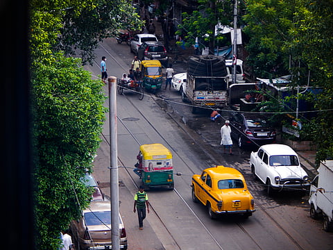 Photo of traffic in Kolkata