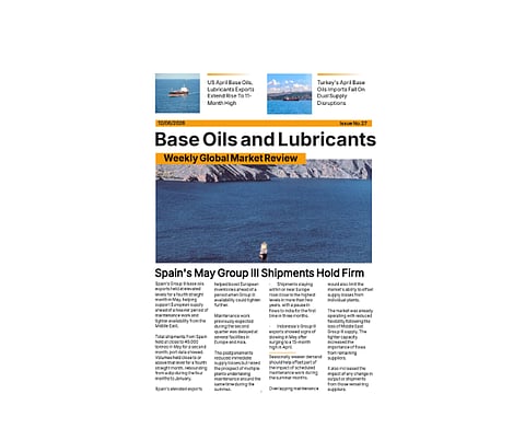 Front cover of Base Oils and Lubricants: Weekly Global Market Review - 12 June '26