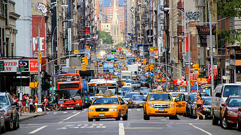 Photo of traffic in New York
