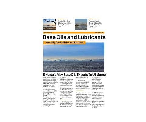 Front cover of Base Oils and Lubricants: Weekly Global Market Review - 19 June '26