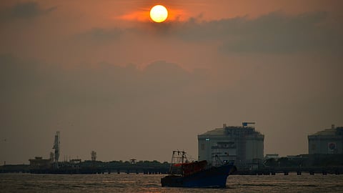 Photo of boat floating on waters off Kochi