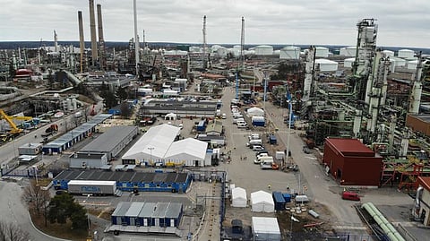 Photo from the Porvoo maintenance turnaround in 2024