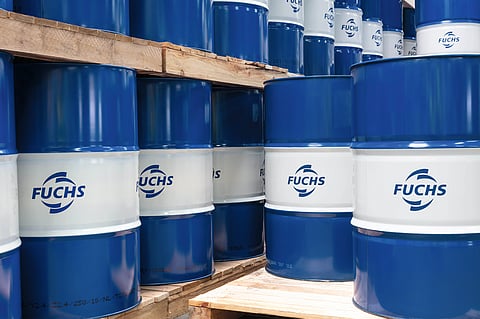 Photo of Fuchs lubricants drum