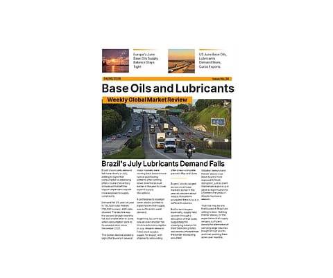 Front cover of Base Oils and Lubricants: Weekly Global Market Review - 4 September '26