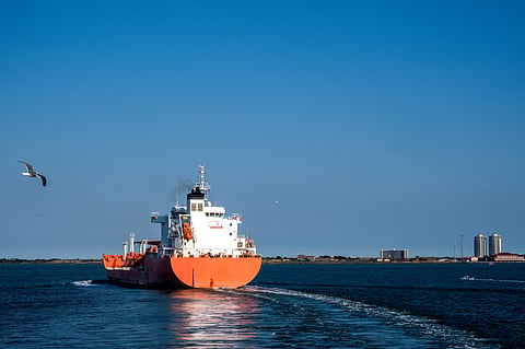 Photo of vessel in waters near Houston