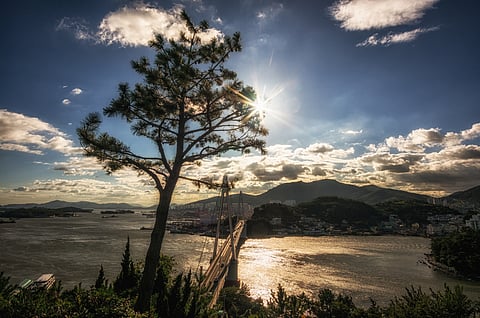 Photo of waters around Yeosu, South korea