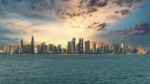 Photo of waters off Doha, Qatar