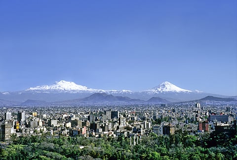 Photo of panoramic view of Mexico city