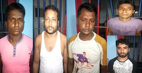 ব্যাংক ডাকাতির চেষ্টা ভেস্তে দিল গোলাঘাট পুলিশ,ধৃত ৫