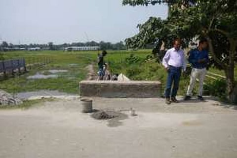কৃষি জমিতে স্বাভাবিক জলপ্ৰবাহ আটকে দেওয়ার বিরুদ্ধে এফআইআর