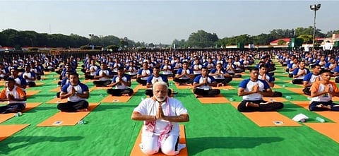 বিশ্বকে একজোট করার প্ৰধান শক্তি যোগঃ প্ৰধানমন্ত্ৰী