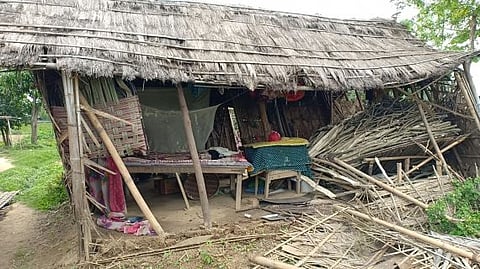 গুয়াহাটির পাঞ্জাবাড়িতে হাতির হানা,মহিলা আক্ৰান্ত