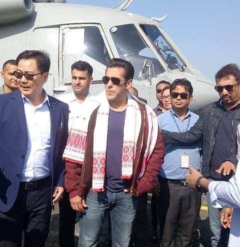 অরুণাচলে বলিউড তারকা সলমন খান