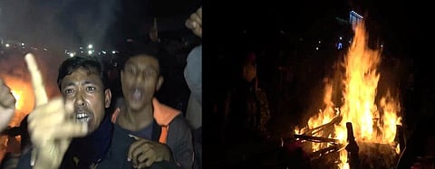 পঞ্চায়েত ভোটঃ টিকিট না পেয়ে সামগুড়িতে কংগ্ৰেসিদের বিক্ষোভ