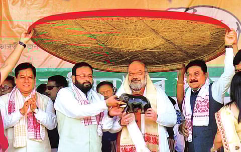 রাষ্ট্ৰের স্বার্থে ‘মোদি সরকারকে’ ফের ক্ষমতায় বসানোর আহ্বান অমিতের