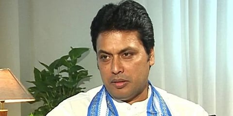 পশ্চিমবঙ্গে নির্বাচনী প্ৰচারে বাধা পেয়েছিঃ বিপ্লব দেব