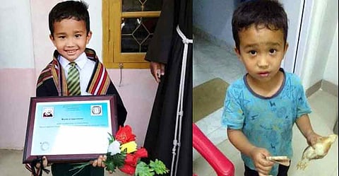 ছয় বছরের ডেরেক সি লালচানহিমাকে পেটার বিশেষ সম্মান