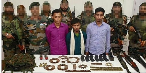 তিনসুকিয়ায় আটক তিন কট্টর আলফা(আই)ক্যাডার