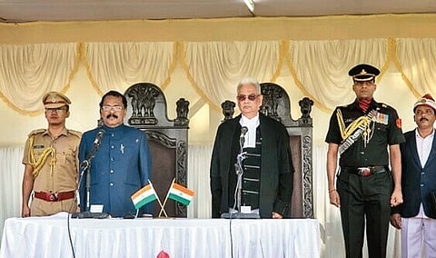 মিজোরামের রাজ্যপাল পদে শপথ নিলেন পিএস শ্ৰীধরন পিল্লাই