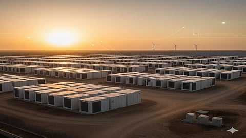 The projects have been supported through VGF under PSDF, enabling grid-connected storage independent of specific solar or wind plants. (Image: AI Generated)