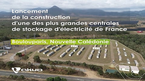 The Boulouparis battery energy storage system has been equipped to provide frequency regulation, voltage control, and system restart support for the local grid.