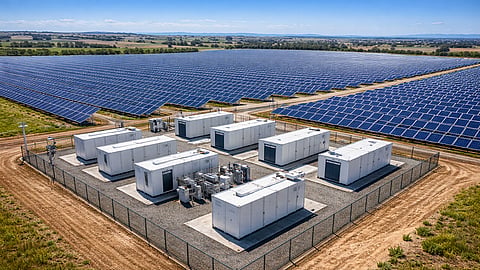 The CO Bar Complex has secured a 1 GW interconnection and 20-year tolling agreements for 3.2 GWh of storage. Image Credit: AI Generated