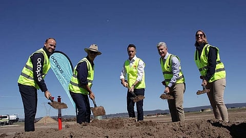 The Bungendore site has been prepared for a 300 MW solar farm paired with a 243 MW / 486 MWh battery system. Image Source: Octopus Australia