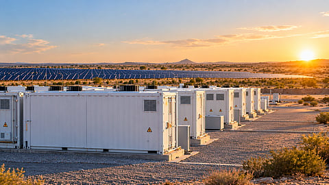 The Phase-I BESS component has been commissioned, while the associated renewable energy generation component remains under development. (Image Credit: BESS News)