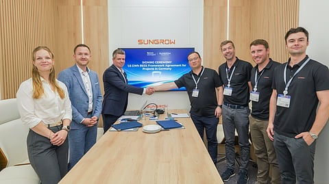 be.storaged and Sungrow target up to 1.6 GWh of BESS projects in Germany over two years under a new framework agreement. (Image Credit:Sungrow)
