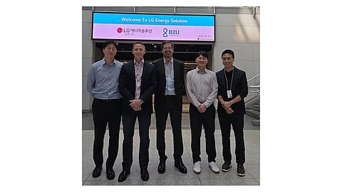 B2U plan to repurpose batteries for grid-scale storage applications across the U.S in partnership with LG Energy Solution. (Image Credit: B2UStorageSolutions)