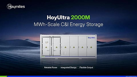 HoyUltra 2000M commercial and industrial (C&I) battery energy storage system (BESS) in Budapest, Hoymiles initiates as part of its European C&I Energy Storage Roadshow.