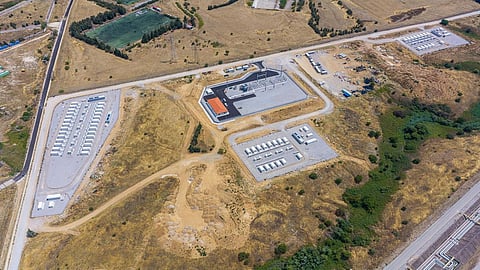 Three liquid-cooled LFP battery systems have been connected through a new high-voltage substation.(Image Credit : HELLENiQ)