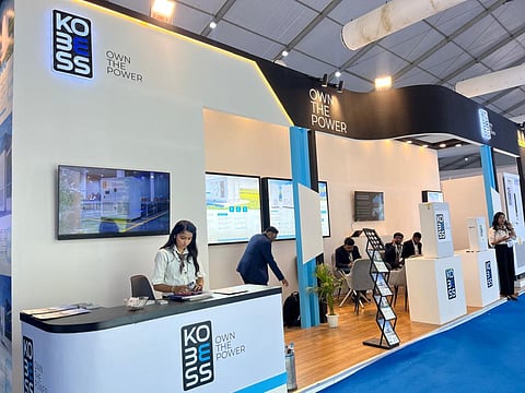 KOBESS Own the Power counter on the Kosol Energie stand at REI Expo 2026.