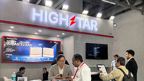 Highstar stand at REI Expo 2026 with a lit Highstar sign.