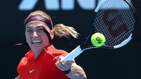 Petra Kvitova, seen here in January, squares off against Venus Williams in the second round at Indian Wells. (AP Photo/Rick Rycroft, File)
