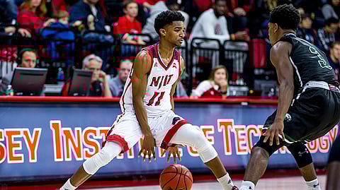 NJIT sophomore guard Shyquan Gibbs squares off tonight against Stetson. 